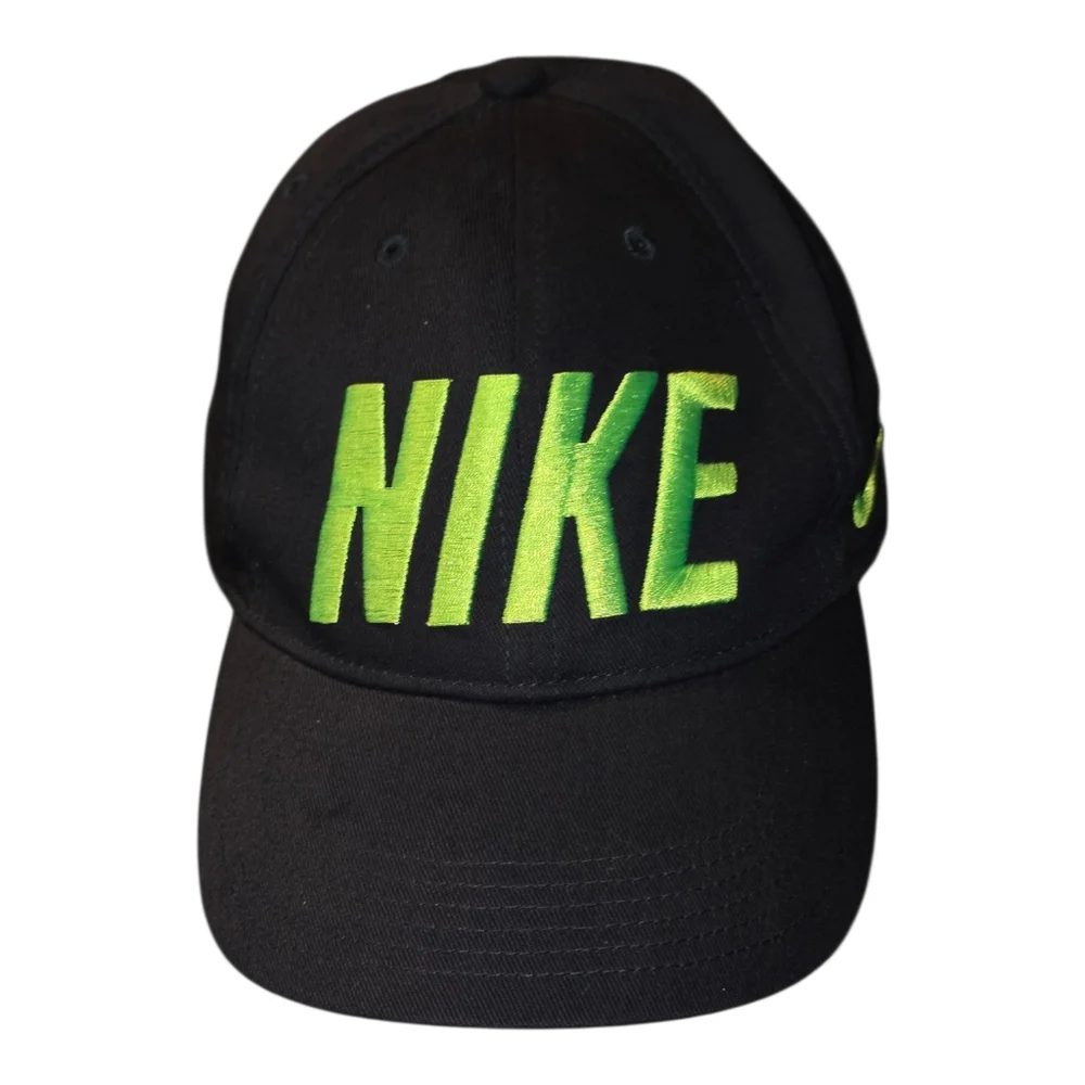 Vintage Nike Embroidered‎ Youth Snapback Baseball Cap Blue Green